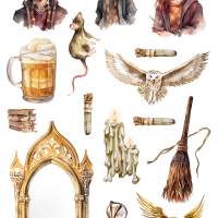 Naklejki Wizard of magic 01